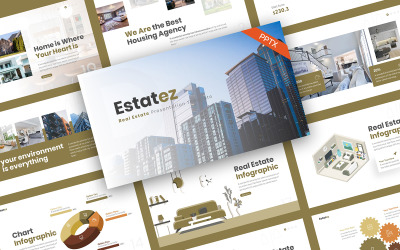 Estatez Real Estate PowerPoint Template