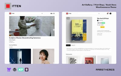 ITTEN - Művészeti Galéria és Múzeum WooCommerce sablon + RTL