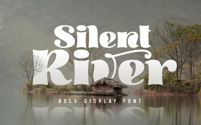 Police d&amp;#39;affichage Silent River