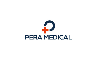 Szablon projektu logo medycznego para