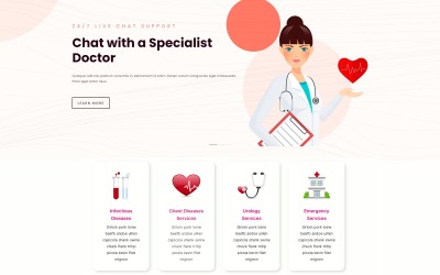 Akademisk medicin och hälsa Joomla4 mall