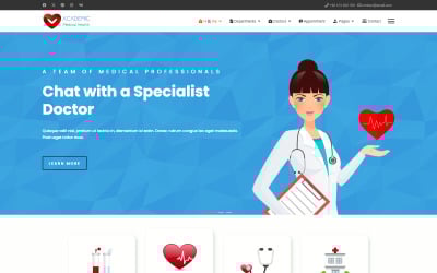 JL Academic Doctor Medical and Health Joomla4-5 Template