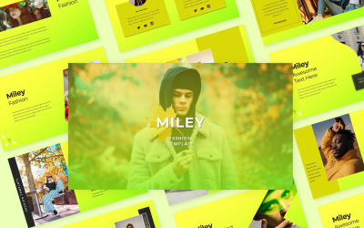 Miley Fashion PowerPoint-mall