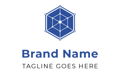 Sjabloon voor Creative Tech Cube-logo