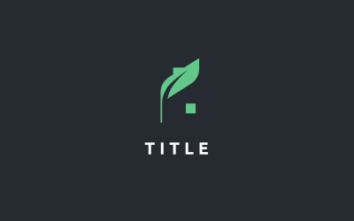 Elegant Lite House Home Construction Abstrakt Leaf Eco-logotyp