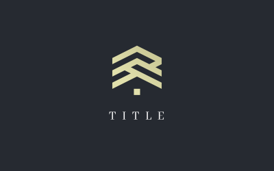 Elegante Lite I Golden House Realtor Construction Logo