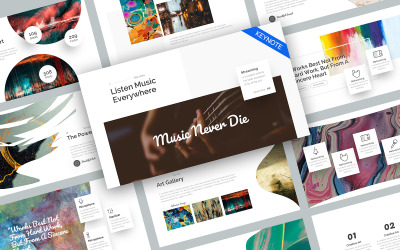 Exabat Artistic Keynote Template