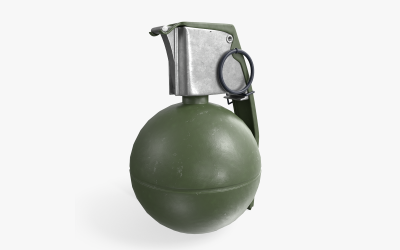 Grenade à main M67 modèle 3D