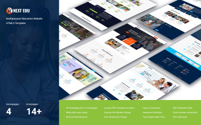 NextEdu - Çok Amaçlı Eğitim HTML Şablonu