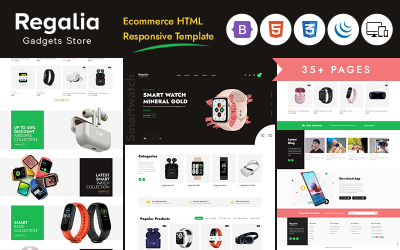 Regalia Gadget Store - Szablon strony internetowej e-commerce