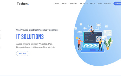 Techon - IT Solutions and Technology Website Template