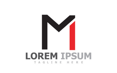 M Logo Company Business Vector V3