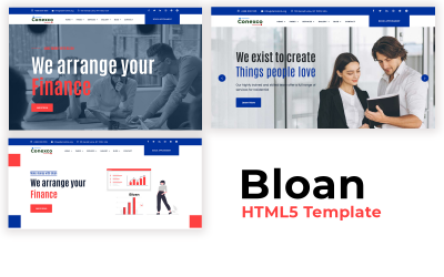 Bloan - Modelo de site HTML5 de empréstimo