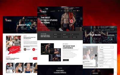Fresh PSD Gym &amp;amp; Fitness Template