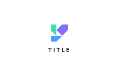 Logo moderno Lite Sense Y Flat Tech Fintech