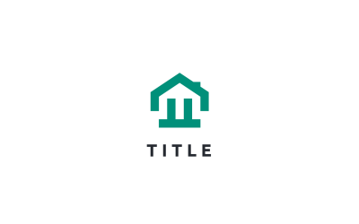 Modern Lite Sense Evi Ev Yeşil Topluluk Logosu