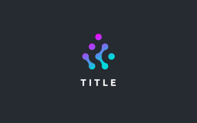Modernes Lite Sense Water Fuel Data Tech Fintech-Logo