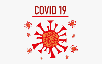 Virus Covid 19 vektorové ilustrace