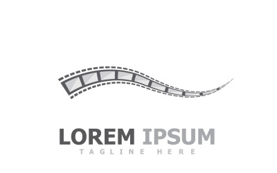 Film Şeridi Film Video Logo V8