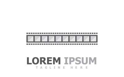 Film Strip Film Logo Wideo V7