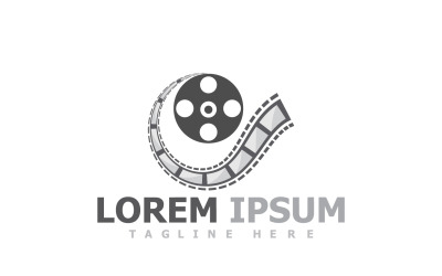 Film Strip Film Video Logo V22