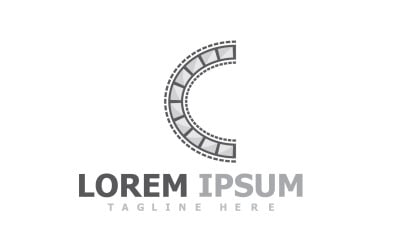 Film Strip Movie Video Logo V2