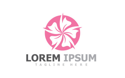 Flower Design Elements Logo V14