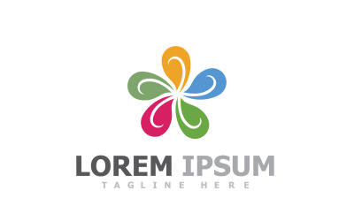 Flower Design Elements Logo V3
