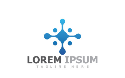 Molecola Logo Template Vector V9