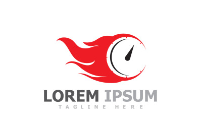 Speed Faster Racing Logo V10