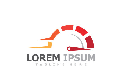 Speed Faster Racing Logo V8