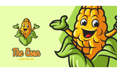 Corn Mascot Logo - Corn Mascot Logo