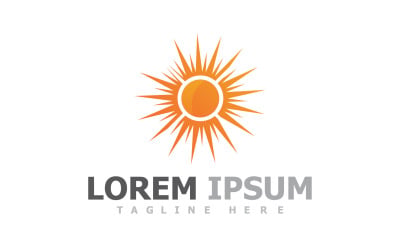 Sun Logo And Symbol Vector V1