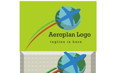 Travel Aeroplane Logo Template