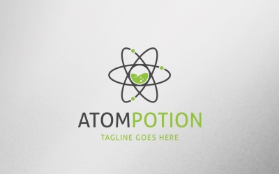 Atom Potion Logo Template Design