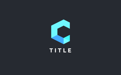 Geometrik Lite Sense C Monogram 3D Logo