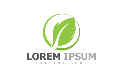 Leaf Green Tree Nature Logo Template V18