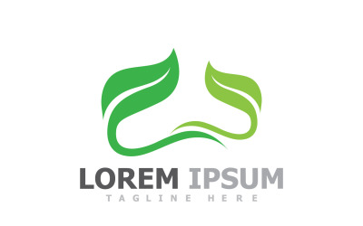 Leaf Green Tree Nature Logo Template V19