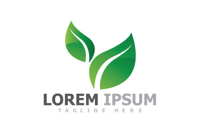 Leaf Green Tree Nature Logo Template V22