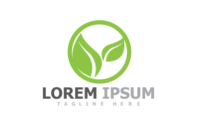 Leaf Green Tree Nature Logo Template V3