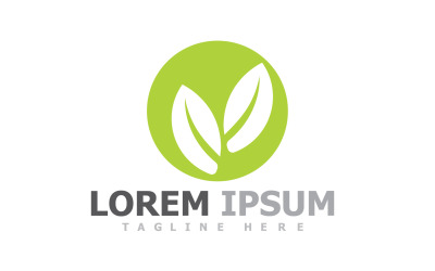 Leaf Green Tree Nature Logo Template V4