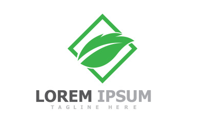 Leaf Green Tree Nature Logo Template V7