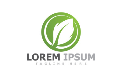 Leaf Green Tree Nature Logo Template V9