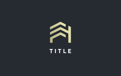 Logo Elegance Lite Sense E House Home Golden Edgy