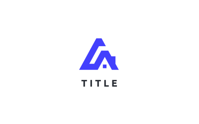 Logo geometrico Lite Sense A House Construction Architect Logo