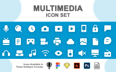 Vactor and Web Multimedia Iconset