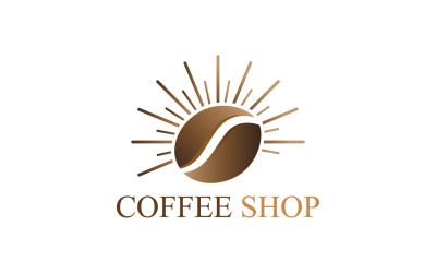 Coffee Shop logotyp mall V27