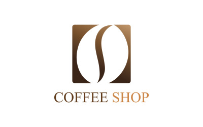 Coffee Shop logotyp mall V31
