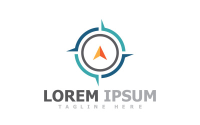 Compass Navigation Logo Template V14