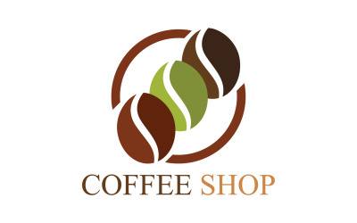 咖啡店标志模板V16